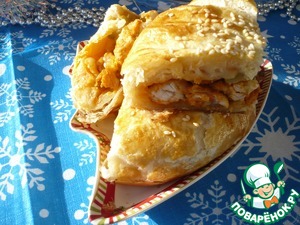 Слойка с индейкой