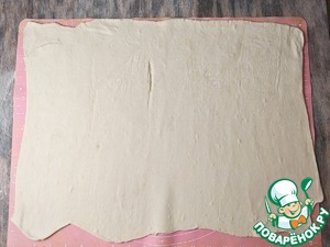 Пирог с тефтелями и сыром