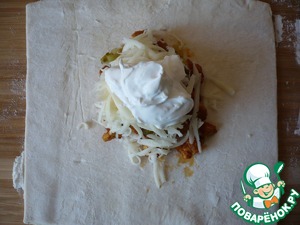 Слойка с индейкой