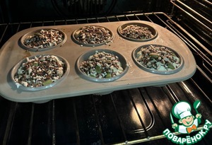 Закусочные сырные кексы Закусочные сырные кексы