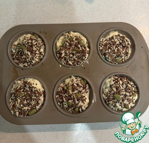 Закусочные сырные кексы Закусочные сырные кексы