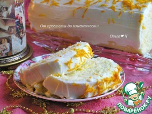 Творожно-цитрусовый рулет Творожно-цитрусовый рулет