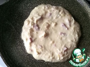 Кабачково-луковые лепёшки на сковороде