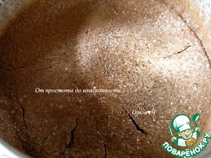 Шоколадно-творожный рулет "Рождественское полено"