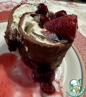 Бисквитный рулет