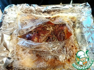 Буженина "Инди" с клюквенно-горчичным соусом