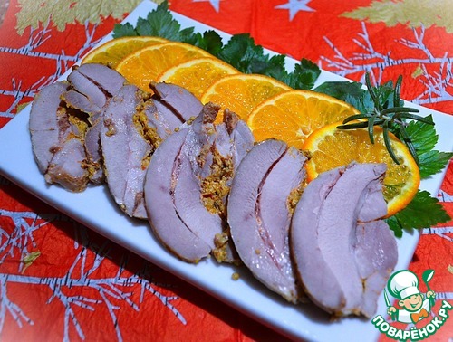 Буженина из индейки в соусе Буженина из индейки в соусе