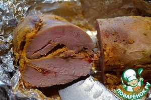 Буженина из индейки в соусе Буженина из индейки в соусе