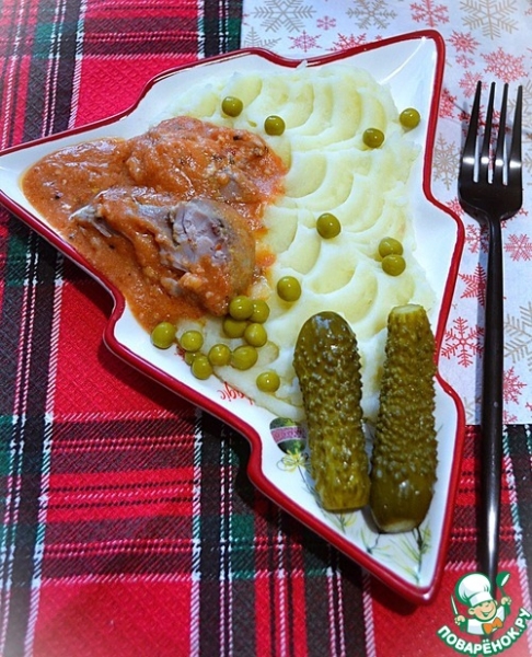 Буженина из индейки в соусе Буженина из индейки в соусе