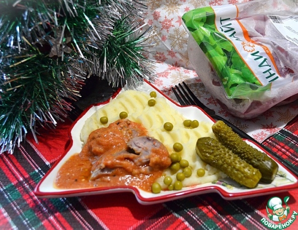 Буженина из индейки в соусе Буженина из индейки в соусе