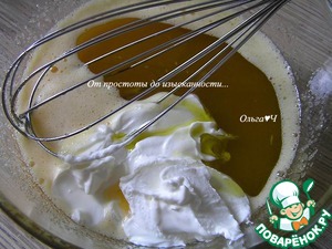 Шарлотка с оливковым маслом