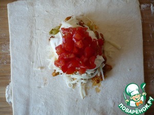 Слойка с индейкой