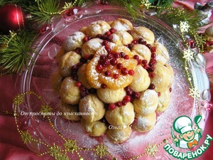 Цукотто (Zuccotto) с профитролями Цукотто (Zuccotto) с профитролями