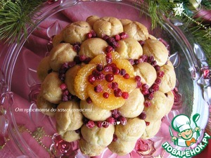 Цукотто (Zuccotto) с профитролями Цукотто (Zuccotto) с профитролями