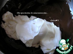 Шоколадно-творожный рулет "Рождественское полено"