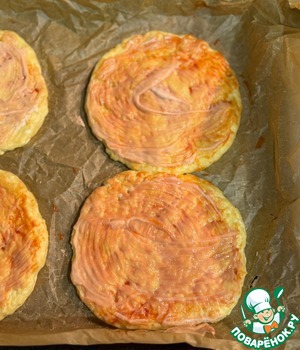 Мини пиццы на творожной основе Мини пиццы на творожной основе