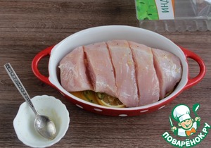 Филе грудки индейки в апельсиновом соусе