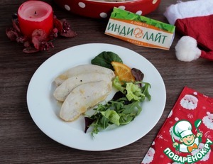 Филе грудки индейки в апельсиновом соусе