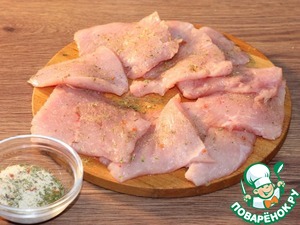 Филе индейки в картофельной шубке