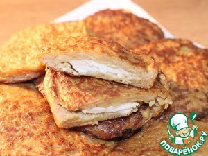 Филе индейки в картофельной шубке