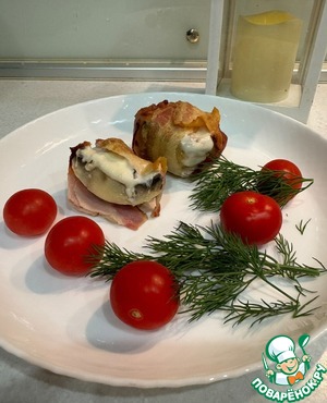 Горячее "Бомбочки из шампиньонов" Горячее "Бомбочки из шампиньонов"