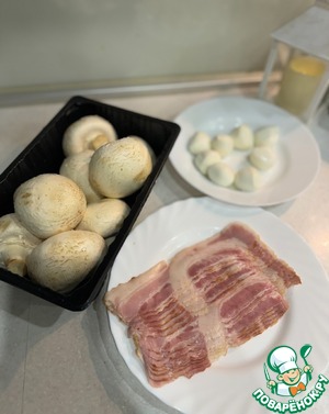 Горячее "Бомбочки из шампиньонов" Горячее "Бомбочки из шампиньонов"