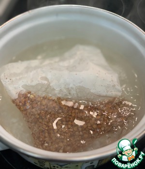 Гречаники с индейкой в соусе Гречаники с индейкой в соусе