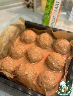 Гречаники с индейкой в соусе Гречаники с индейкой в соусе