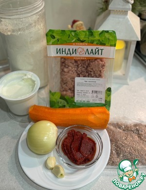 Гречаники с индейкой в соусе Гречаники с индейкой в соусе