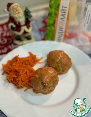 Гречаники с индейкой в соусе Гречаники с индейкой в соусе