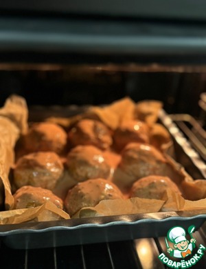 Гречаники с индейкой в соусе Гречаники с индейкой в соусе