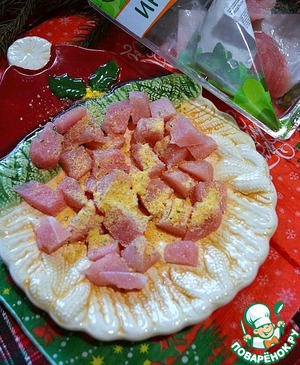 Индейка с грибами и картофелем