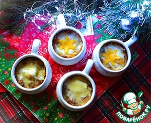 Индейка с грибами и картофелем