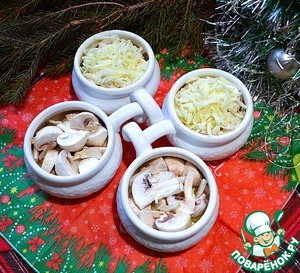 Индейка с грибами и картофелем