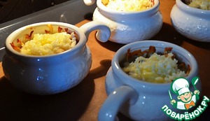 Индейка с грибами и картофелем