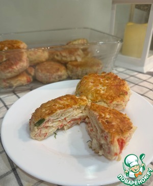 Крабовые котлеты с сыром Крабовые котлеты с сыром