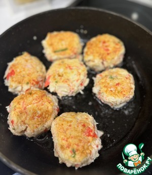 Крабовые котлеты с сыром Крабовые котлеты с сыром