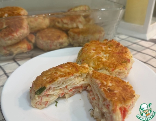Крабовые котлеты с сыром Крабовые котлеты с сыром