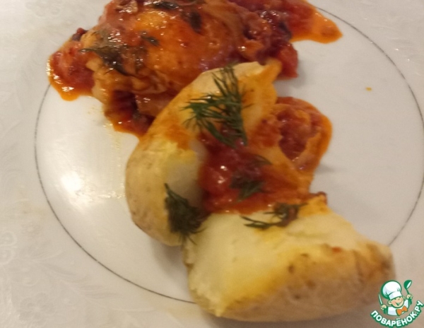 Курица по-венгерски Курица по-венгерски