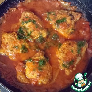 Курица по-венгерски Курица по-венгерски