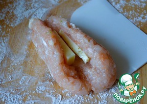 Куриные котлеты с сыром