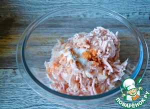 Куриные котлеты с сыром