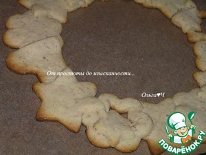 Миндальный рождественский венок Миндальный рождественский венок