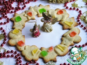 Миндальный рождественский венок Миндальный рождественский венок