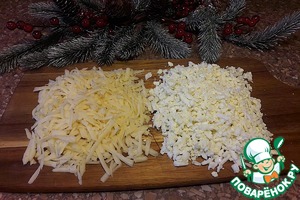 Новогодний салат с ананасами и индейкой