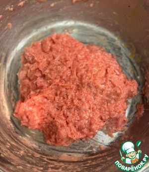 Очень мясная пицца-запеканка