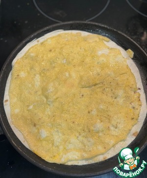 Омлет в лаваше-кругляше Омлет в лаваше-кругляше