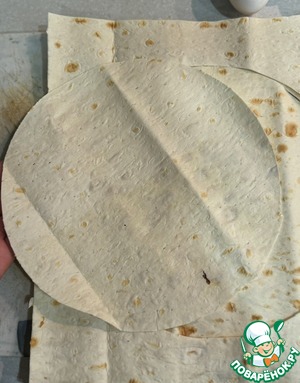 Омлет в лаваше-кругляше Омлет в лаваше-кругляше