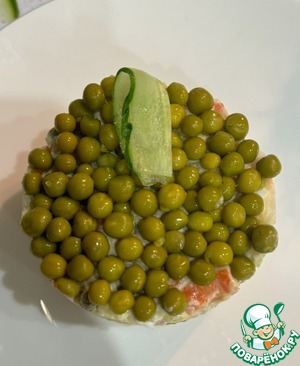 Рождественский салат Оливье