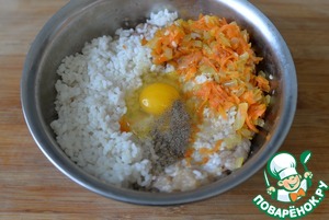 Рулет из индейки, риса и шпината